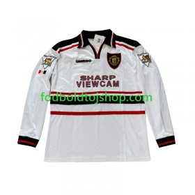 Manchester United Beckham 7 Retro Udebane trøje 1998-1999 L/S